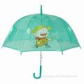 Cartoon POE Children's Umbrella, Made of Various Materials, OEM Orders Welcomed